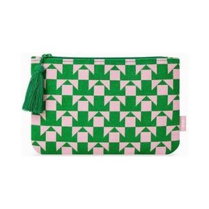 IPSY August 2023 Pink & Green Glam Bag - 7 x 5” NEW